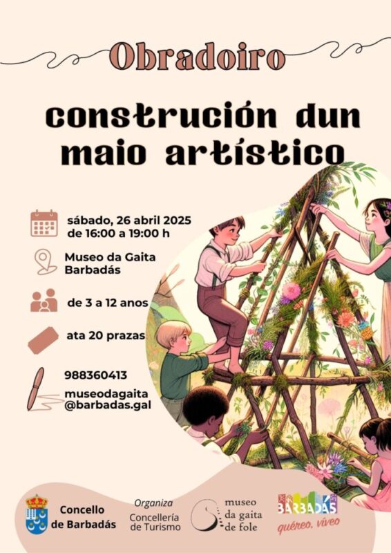 O Museo da Gaita acolle un obradoiro infantil de maios