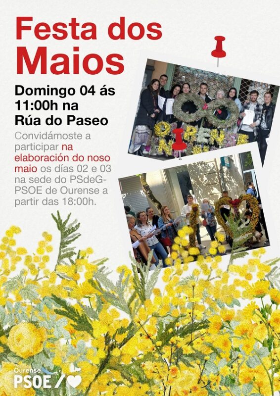 O PSdeG-PSOE de Ourense volverá participar na Festa dos Maios