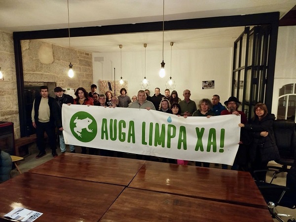 Auga Limpa Xa denuncia contaminación crónica no encoro das Conchas