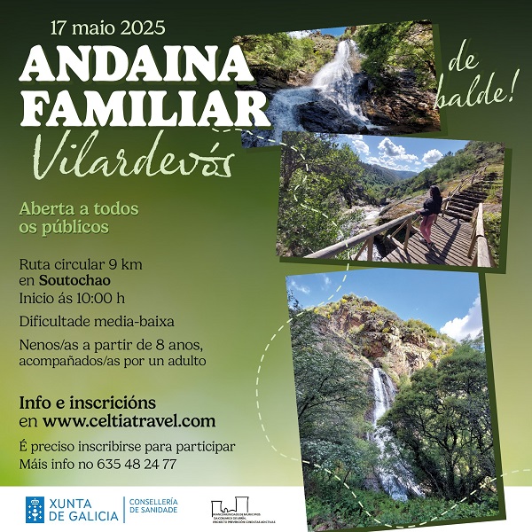 Vilardevós acolle unha andaina familiar aberta a todos os públicos