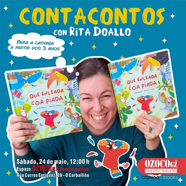 Rita Doallo presenta Que enleada coa piada no Carballiño