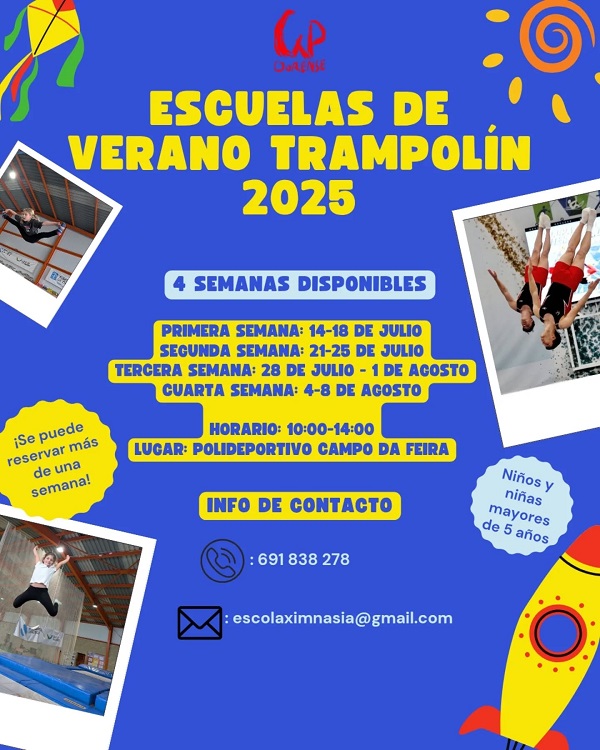 Escolas de Verán de Trampolín 2025