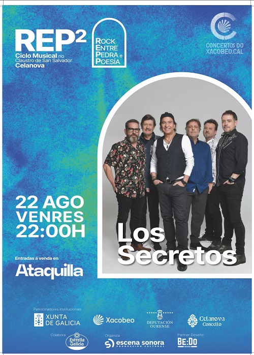 Los Secretos actuarán en el Claustro Barroco de Celanova