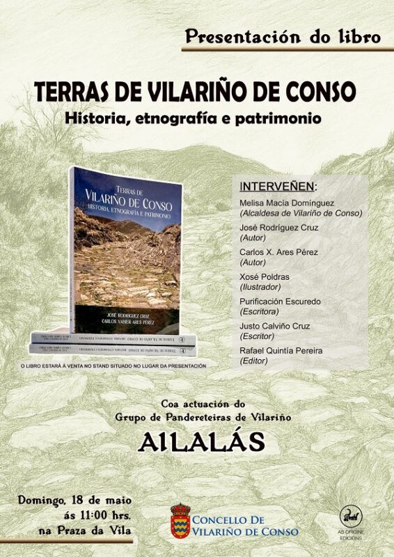 Presentación dun libro sobre Vilariño de Conso no Día das Letras Galegas