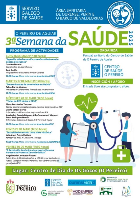O Pereiro promove hábitos saudables na súa Semana da Saúde