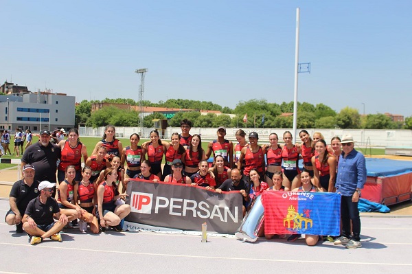 As atletas do Ourense Atletismo logran o ascenso á Primeira