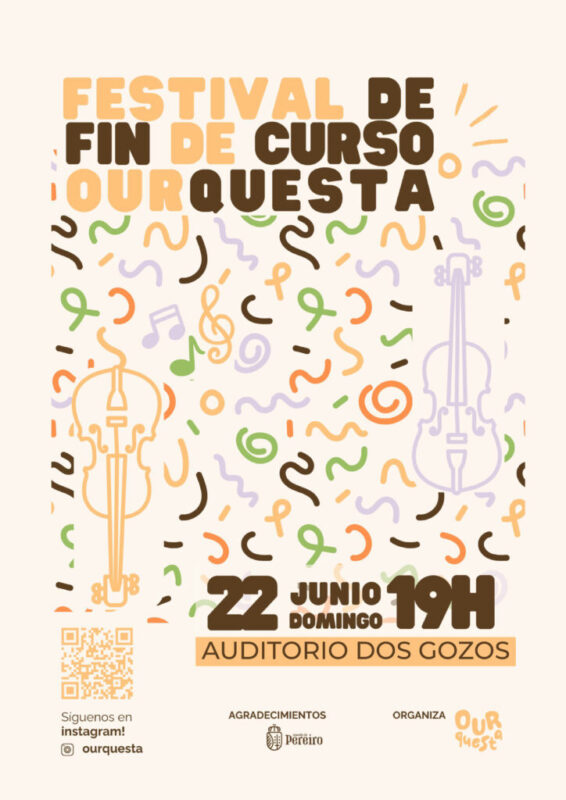 Ourquesta celebra o seu Festival de Fin de Curso no Auditorio dos Gozos