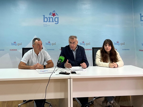 O BNG acusa o goberno de Ourense de ignorar os reparos económicos