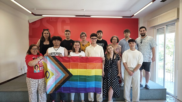 O PSdeG de Ourense celebra o Orgullo 2025 cun acto institucional