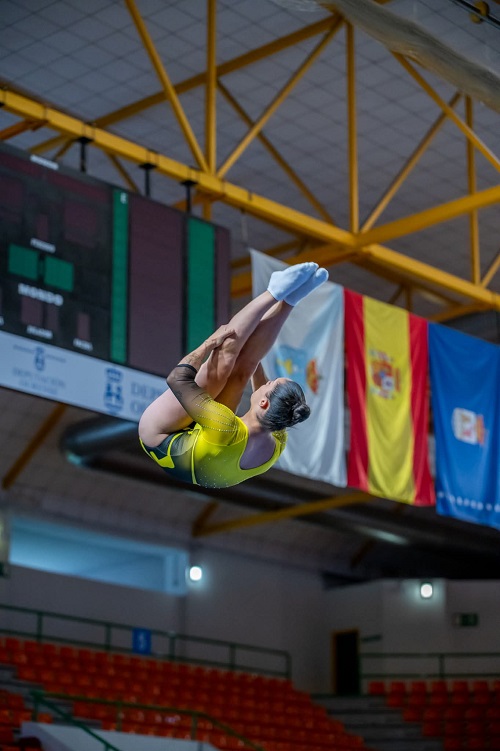 O Club Burgas fai historia no Nacional de Trampolín