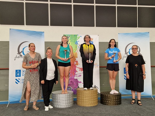 El Burgas brilla en el Gallego Escolar con 11 podios en acrobática