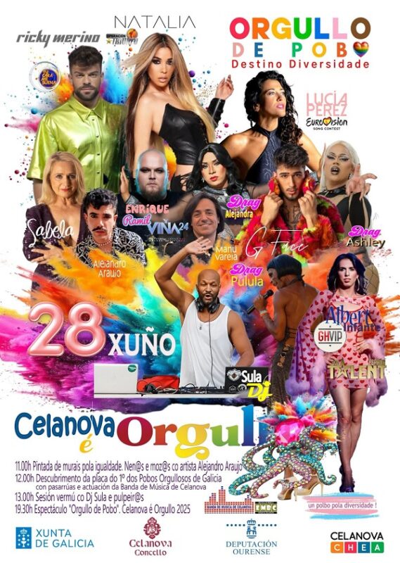 Celanova celebra o seu Orgullo este 28 de xuño