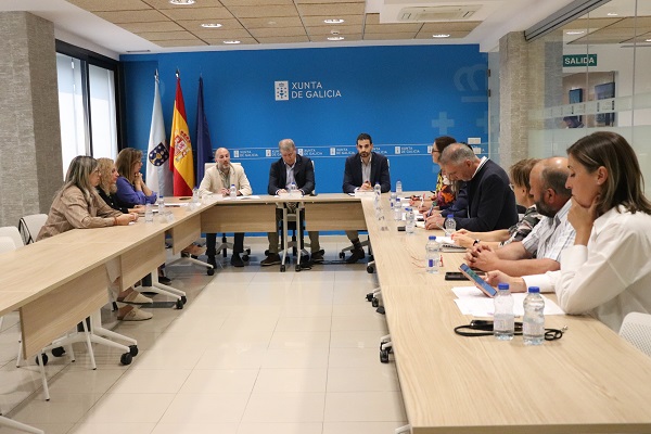 O Concello de Ourense e a Xunta abordan o futuro das pozas do Muíño da Veiga