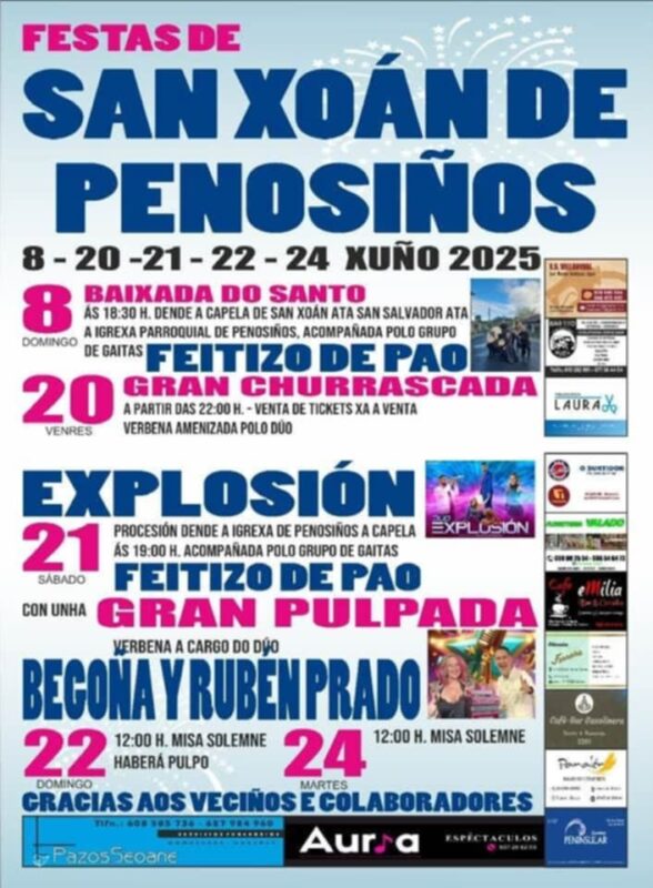 Festas de San Xoán de Penosiños 2025