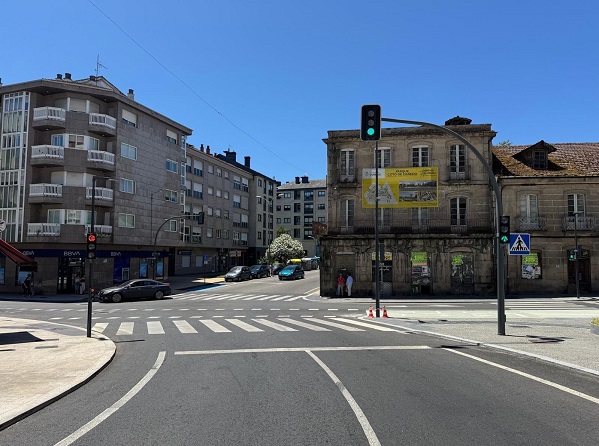 Nova fase semafórica na intersección de Caldas e Basilio Álvarez