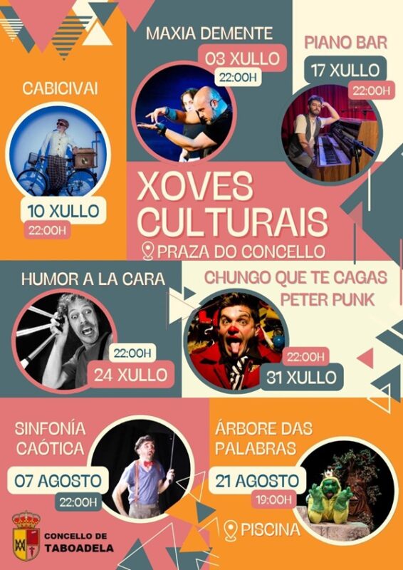 Taboadela enche o verán de cultura cos Xoves Culturais