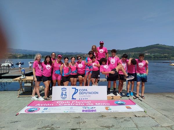 Gran éxito de la segunda regata provincial de piragüismo en Ourense