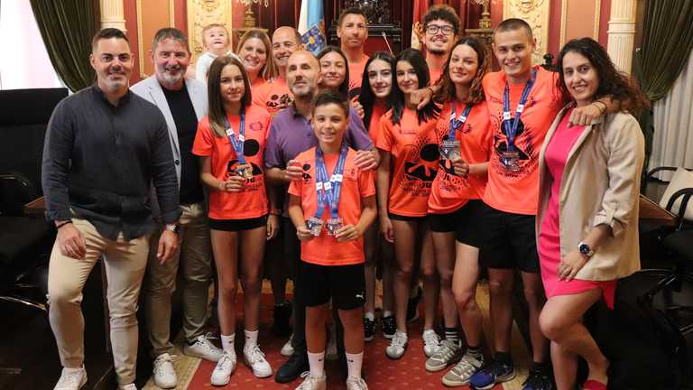 Ourense homenaxea ao equipo Marbel de Jiu-Jitsu polos seus éxitos en Roma
