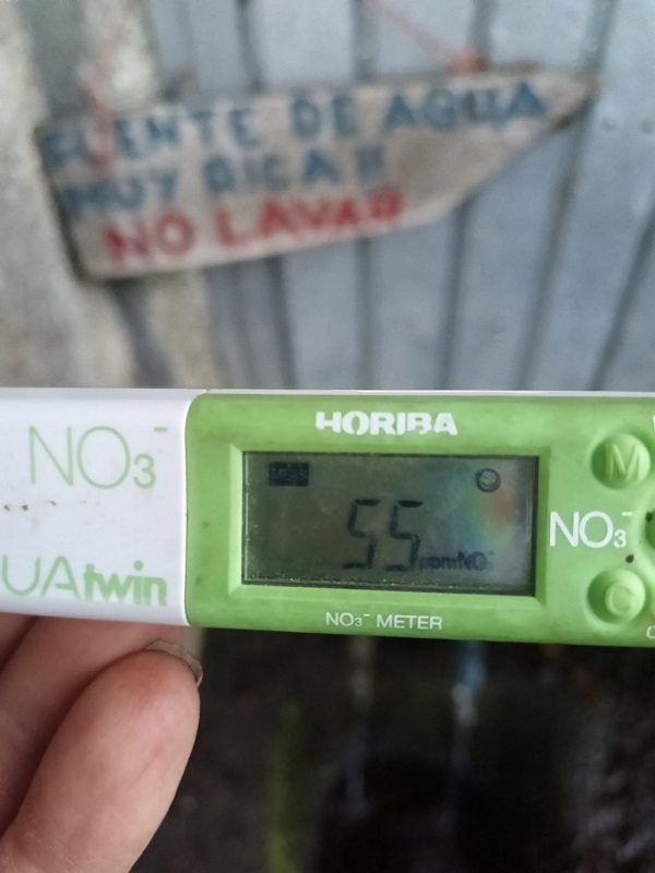 Alarma polos altos niveis de nitratos na auga nos Blancos