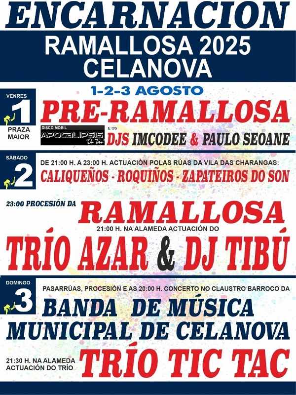 Celanova celebra a Ramallosa 2025 cun intenso programa festivo