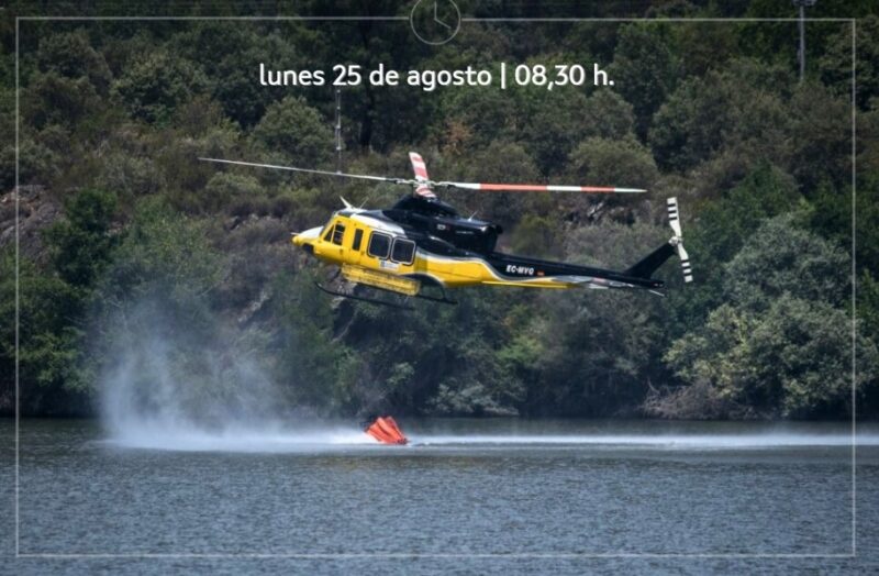 Ourense concentra los tres grandes incendios activos en Galicia