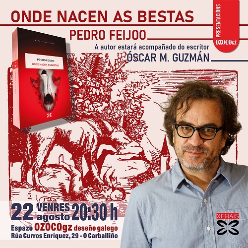 Pedro Feijoo presenta no Carballiño a súa novela Onde nacen as bestas