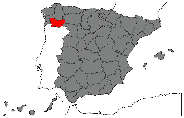 ¿Dónde está Ourense?