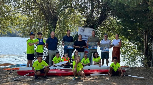 Presentada en Cenlle a Terceira Regata da Liga Provincial de Piragüismo