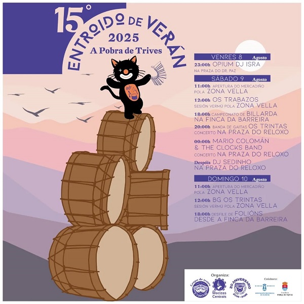 A Pobra de Trives celebra o seu 15º Entroido de Verán