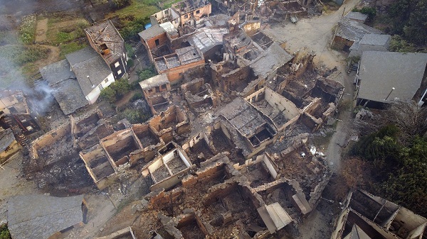 Las imágenes que muestran la devastación de San Vicente de Leira