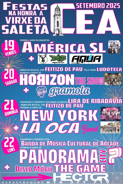 Cea presenta un gran cartel para sus fiestas patronales