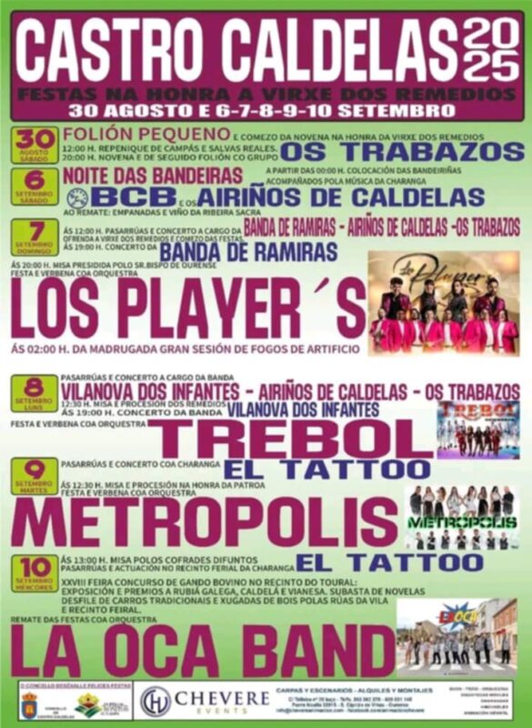 Castro Caldelas celebra as Festas da Virxe dos Remedios