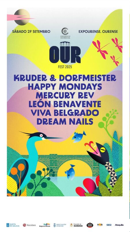 OUR FEST 2025 traerá a Ourense a Kruder & Dorfmeister, Happy Mondays