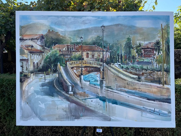 Monterrei celebra con éxito su VIII Concurso de Pintura al Aire Libre
