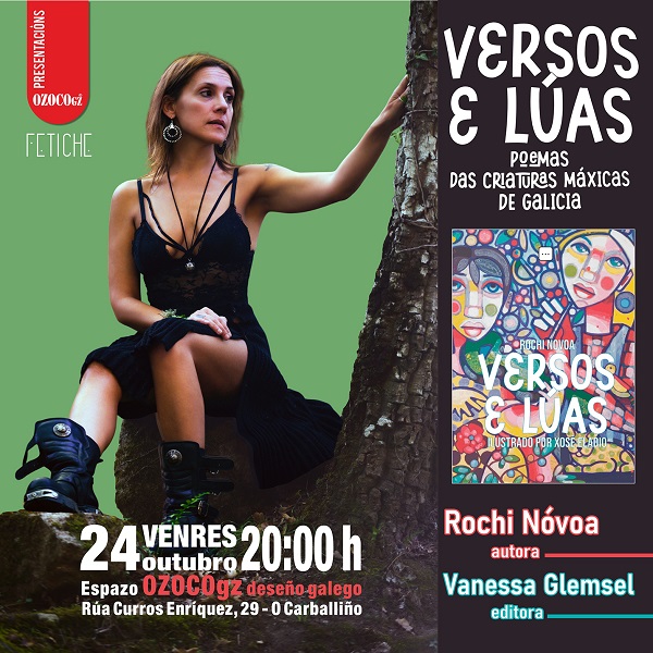 Rochi Nóvoa explora o mito galego en Versos e lúas