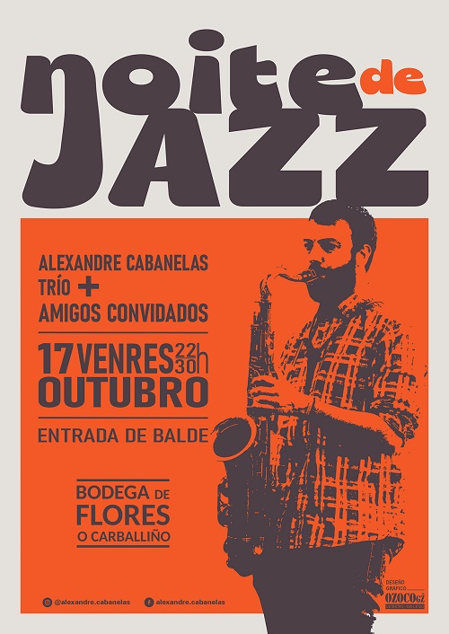 Noite de jazz con Alexandre Cabanelas Trío no Carballiño