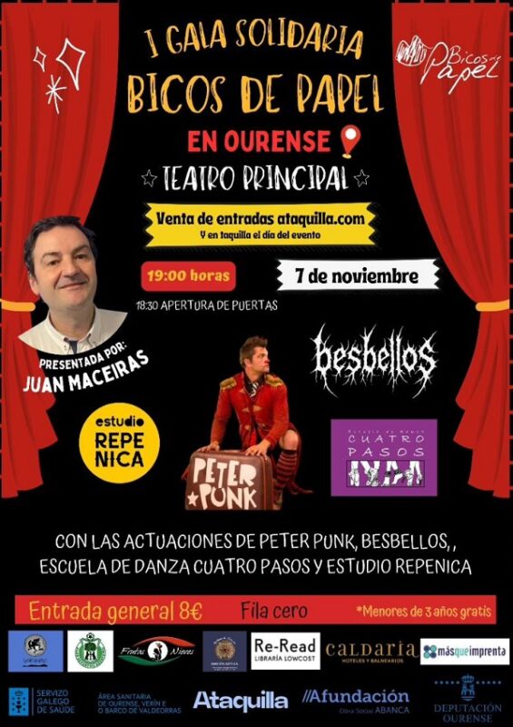 Ourense acolle a I Gala Solidaria Bicos de Pape