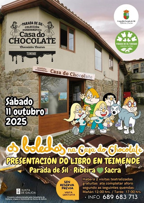 Os Bolechas presentan “Lembranzas con sabor a chocolate” en Parada de Sil