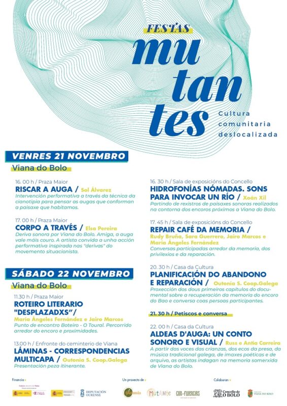 Con-fluencias activa en Viana do Bolo a memoria do encoro do Bao