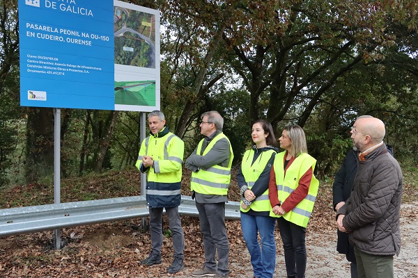 Cudeiro contará cunha nova pasarela para reforzar a seguridade viaria