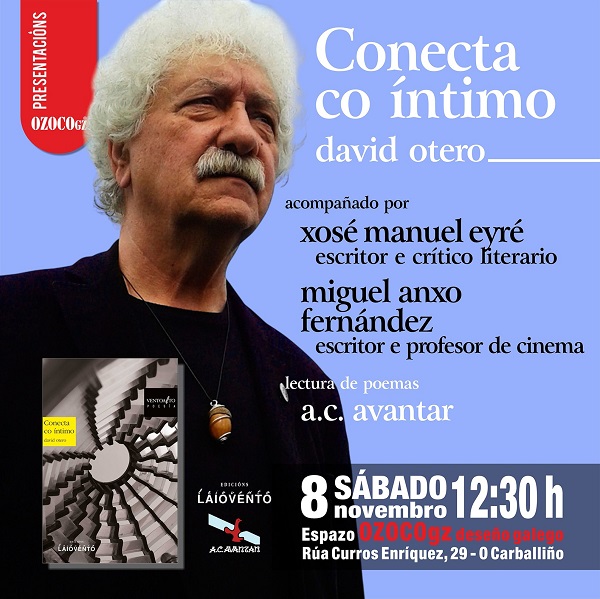 Presentación do poemario “Conecta co íntimo” de David Otero
