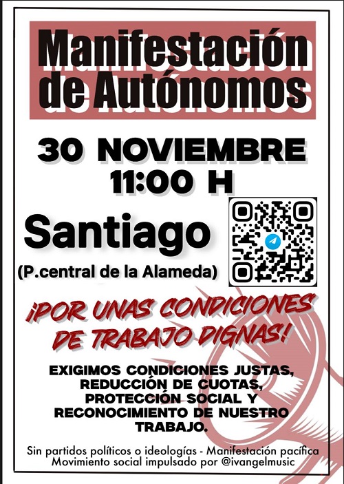 Os autónomos galegos mobilízanse o 30 de novembro