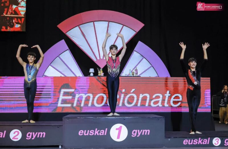 José Vázquez Gómez logra o bronce no Euskalgym