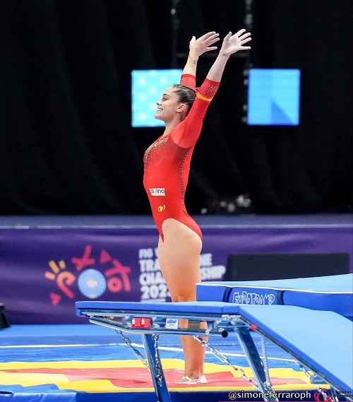 Melania Rodríguez, lista para brillar en el Mundial de Trampolín