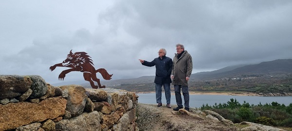 A Xunta conclúe a restauración do foxo do lobo de Salas