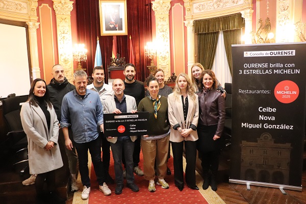 Ourense entra na elite gastronómica con tres estrelas Michelin