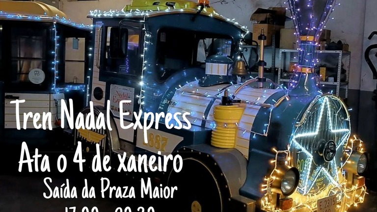 Ourense pon en marcha o Tren Nadal Express gratuíto