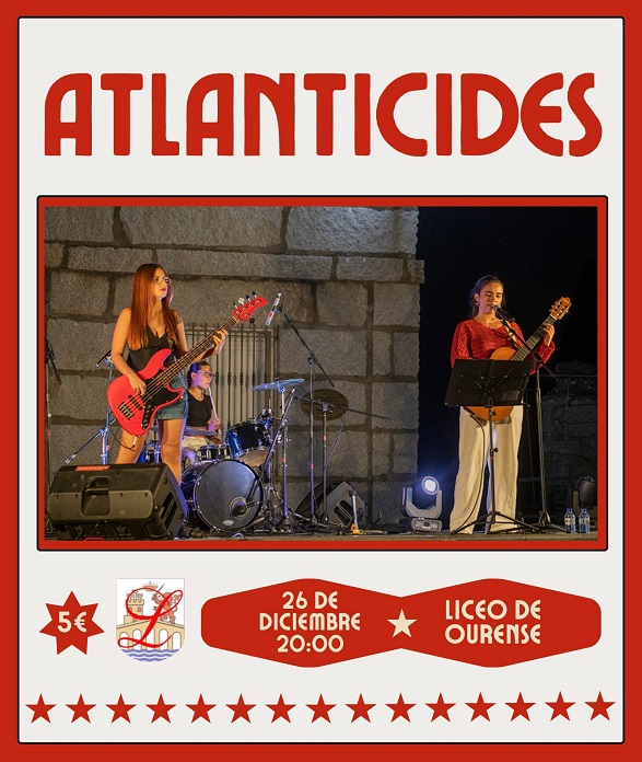 Concierto de Atlanticides este viernes en el Liceo