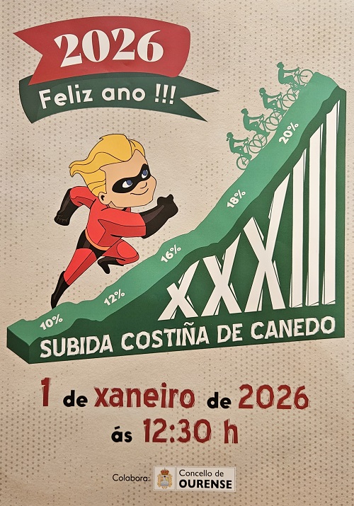 Ourense abre o ano coa Subida á Costiña de Canedo