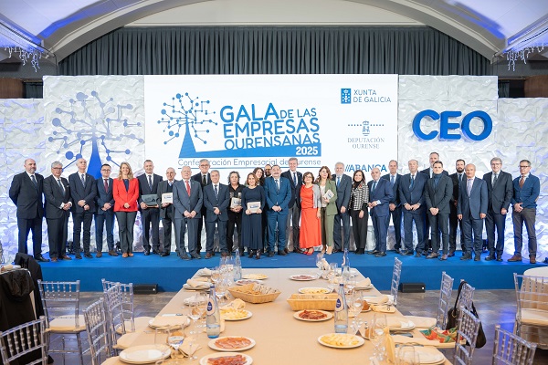 Siete empresas reciben premios en la Gala de la CEO en Ourense
